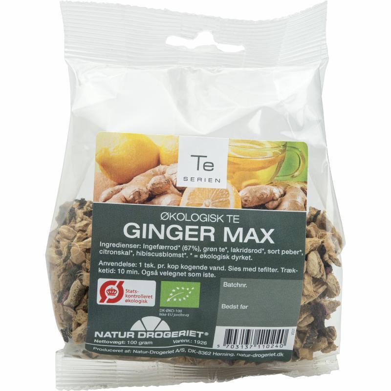 Ginger Max Te økologisk   100 Gram