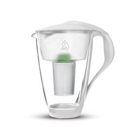 Dafi Glaskande 2 0l Glas  Hvid M  Alkaline Filter 1 Stk