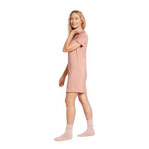 Boody Goodnight Nightdress Dusty Pink Str  Xl   1 Stk