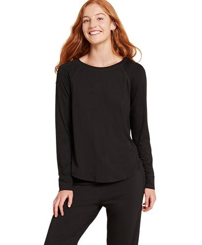 Boody Goodnight Raglan Sleep Top Sort Str  M