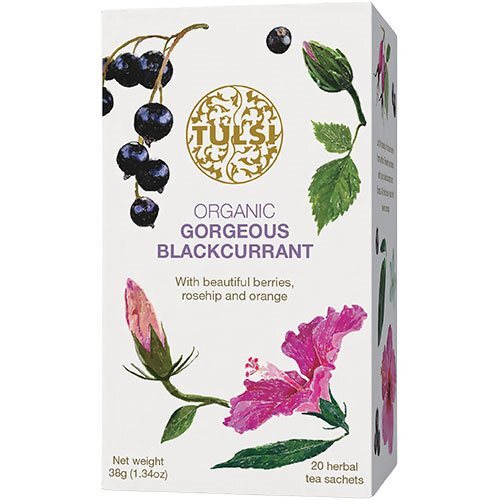 Tulsi Gorgeous Blackcurrant Te ø 20br