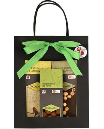 økoladen Gourmet Gavepose Limegrøn ø  240g