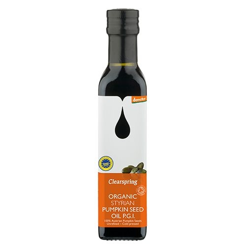 Clearspring Græskarkerne Olie  Ristet  økologisk   250 Ml
