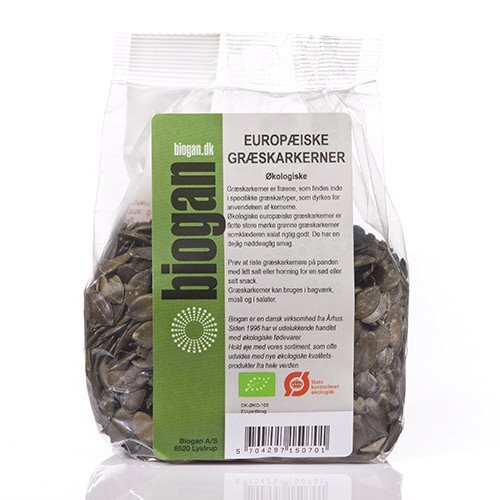 Græskarkerner Europæiske økologiske 400 Gram