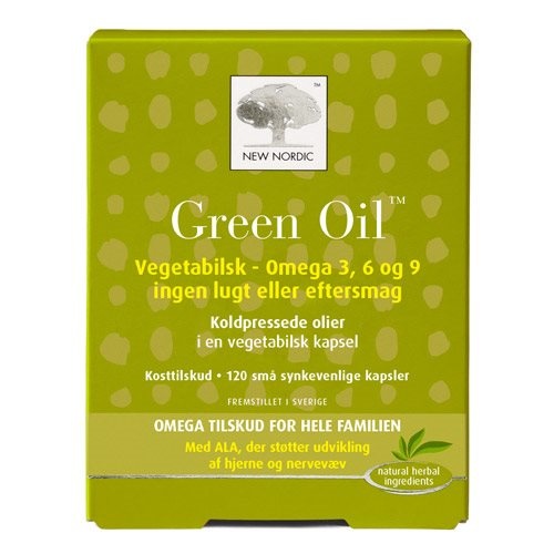 New Nordic Green Oil  120 Kap   84 60 G