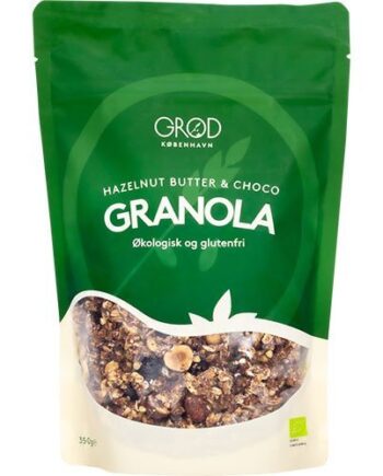 Grød Hazelnut Butter   Choco Granola økologisk   350 Gram