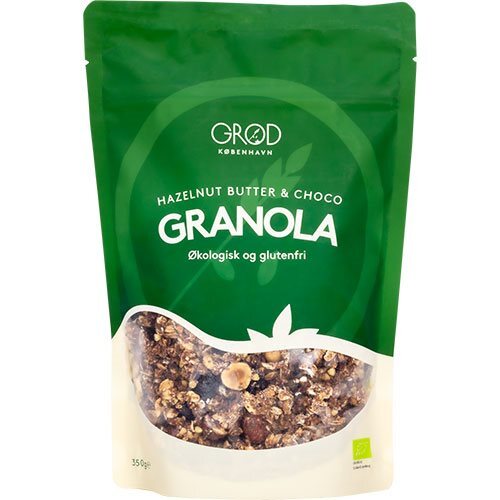 Grød Hazelnut Butter   Choco Granola økologisk   350 Gram