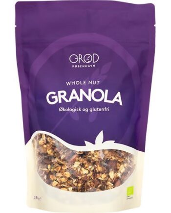 Grød Whole Nut Granola økologisk   350 Gram