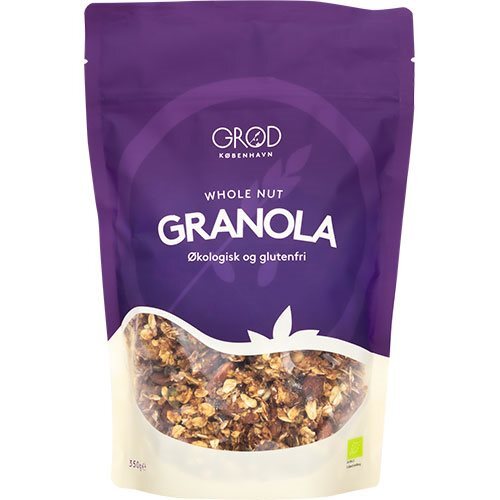 Grød Whole Nut Granola økologisk   350 Gram