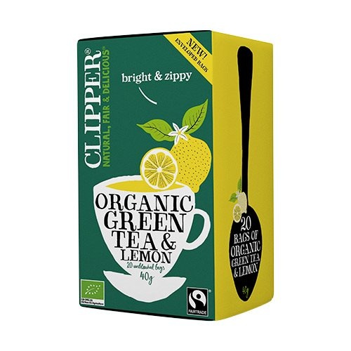 Grøn Te M  Citron ø Clipper   20 Breve