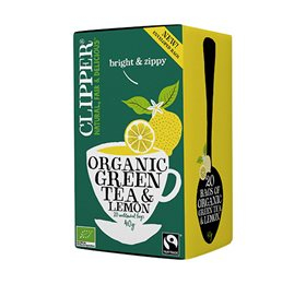 Clipper Grøn Te M  Citron Te ø 20br