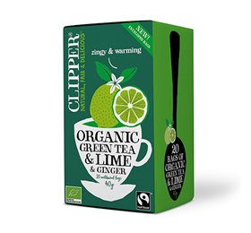Clipper Grøn Te M  Lime   Ingefær ø 20br