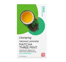 Clearspring Grøn Te M  Matcha   Mint ø 20br