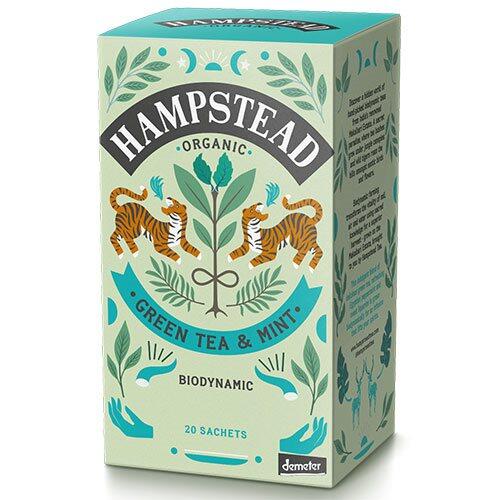 Hampstead Grøn Te   Mint ø Demeter   20 Breve