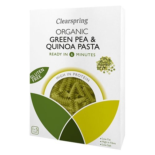 Grønne ærter   Quinoa Fusilli øk    250 Gram