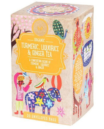 Gurkemeje  Lakrids   Ingefær Te ø  20breve