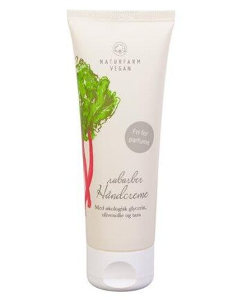 Naturfarm Vegan Håndcreme Rabarer  75ml