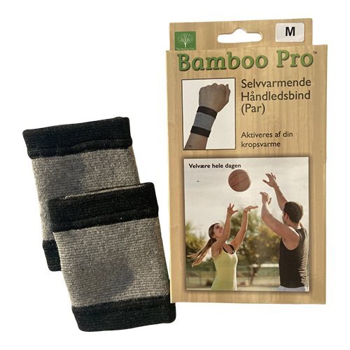 Bamboo Pro Håndledsbind  Selvvarmende  Str M