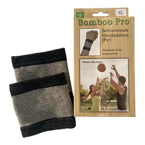 Bamboo Pro Håndledsbind  Selvvarmende  Str Xl