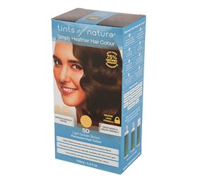 Tints Of Nature Hårfarve 5d Light Golden Brown Brown  Bull  130 Ml