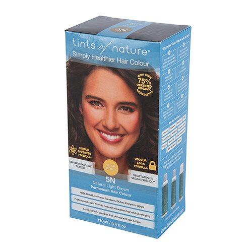Tints Of Nature Hårfarve 5n Light Brown   130ml