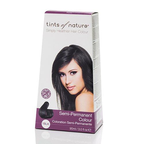 Tints Of Nature Hårfarve Black Semipermanent  90ml
