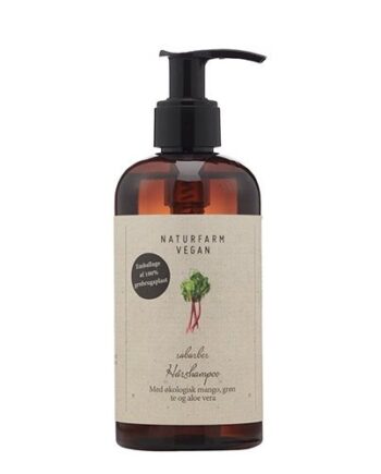 Naturfarm Vegan Hårshampoo Rabarber   250 Ml