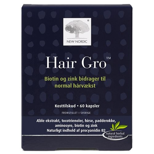 Hair Gro New Nordic  60 Kap   45 30 G