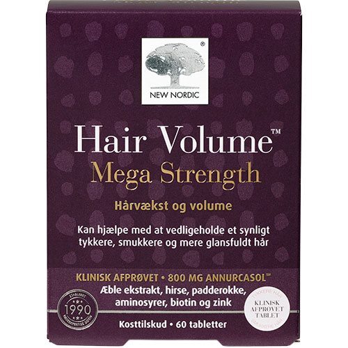 Hair Volume Mega Strength   60 Tabletter
