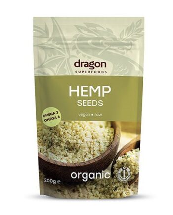 Dragon Superfoods Hampefrø Afskallede ø  200g