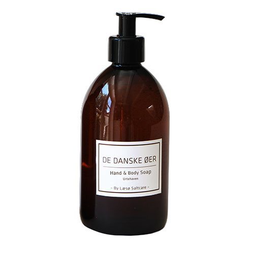 Læsø Saltcare Hand   Body Soap Urtehaven  De Danske øer  500ml