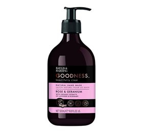 Hand Wash Rose   Geranium Baylis   Harding Goodness  Bull  500ml