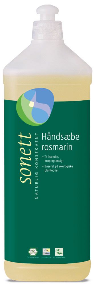 Sonett Håndsæbe Rosmarin   1 Ltr