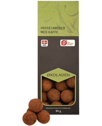 økoladen Hasselnødder M  Kaffe ø  90g