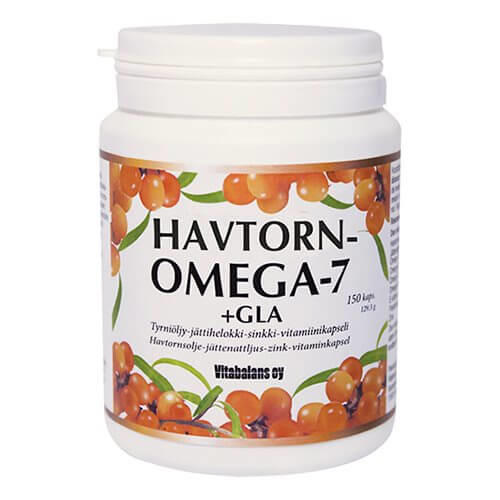 Havtorn Omega 7   Gla   150 Kapsler
