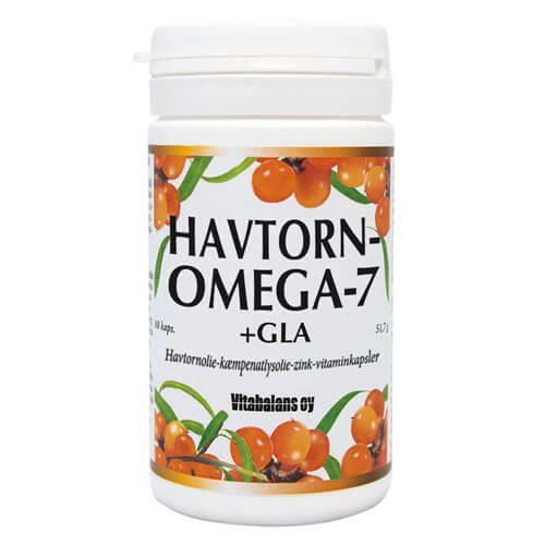 Havtorn Omega 7   Gla 60 Kapsler
