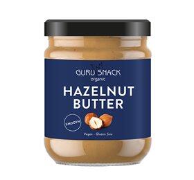 Hazsselnøddesmør Smooth ø   Guru Snack 250 G