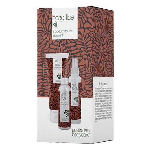 Australian Bodycare Head Lice Kit   Anti Lice  Hair Rinse Shampoo  Hair Spray