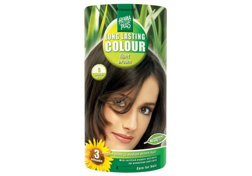 Henna Plus   Long Lasting Colour System 5 Hårfarve Light Brown