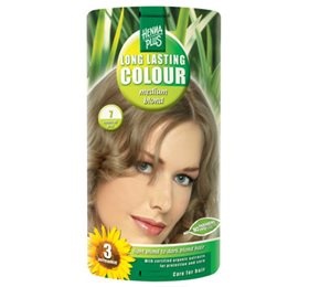 Hennaplus 7 Hårfarve Medium Blond Long Lasting Colour  40 Ml