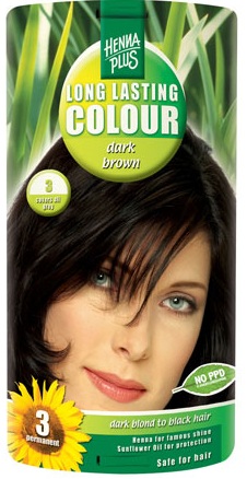 Henna Plus Hårfarve Dark Brown 3  100ml