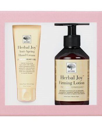 New Nordic Herbal Joy Gaveæske   Herbal Joy Hand Cream 75 Ml  Firming Lotion 250 Ml