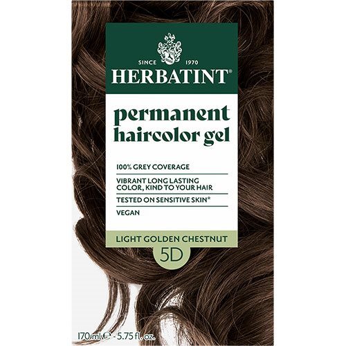 Herbatint 5d Hårfarve Light Golden Chestnut   170 Ml