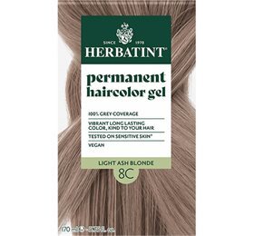Herbatint 8c Hårfarve Light Ash Blonde  170ml
