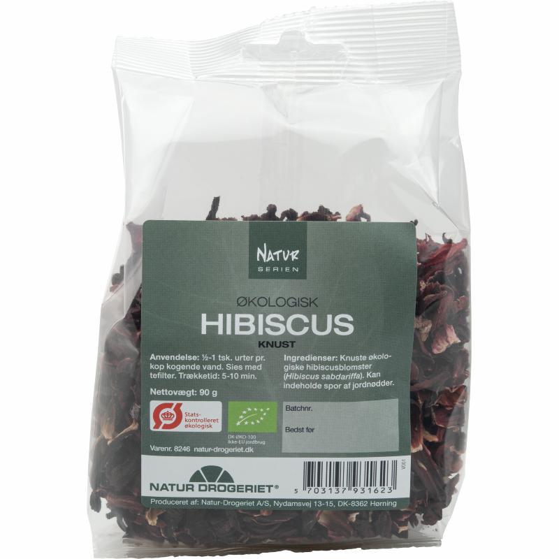 Hibiscus Knust økologisk   90 Gram