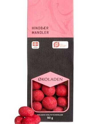 økoladen Hindbær Mandler  90g