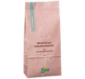 Aurion Hindbærmuffinsblanding Glutenfri ø  Bull  300 G