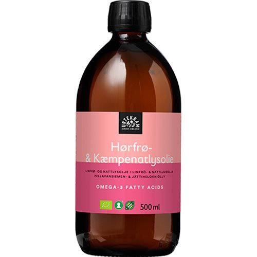 Hørfrø    Kæmpenatlysolie økologisk   500 Ml