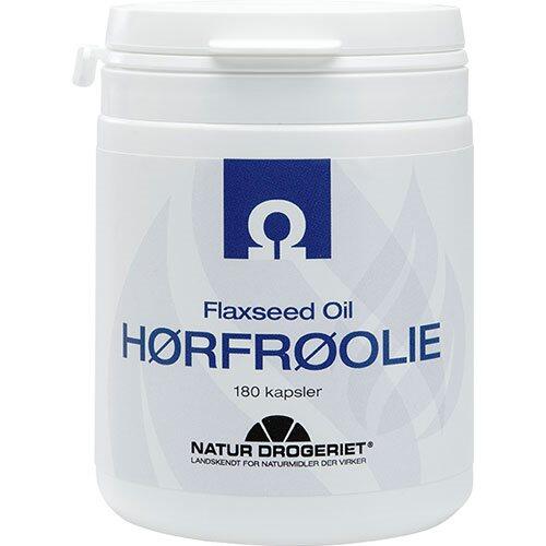 Natur Drogeriet Hørfrøolie Kaps 500 Mg  180kap