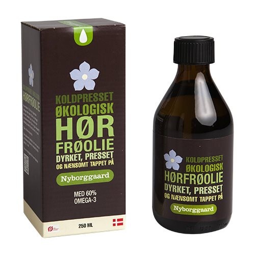 Nyborggaard Hørfrøolie Koldpresset ø  250ml